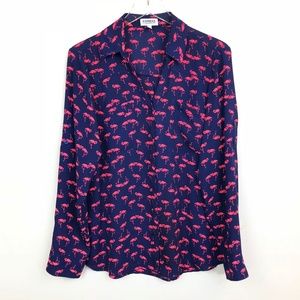 Express The Portofino Shirt Flamingo Print
